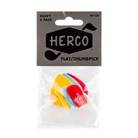 DUNLOP Herco HE113P Thumbpick Heavy 3Pack